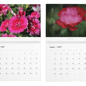 Floral Flourish • 2027 Monthly Wall Calendar • Wall Art • Intimate Portraits of Flowers • Floral Nature • Fine Art Photography image 5