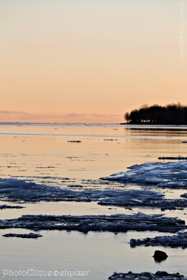 Landscape \u2022 High Res Print Fine Art Photography \u2022 Twill by Twilight \u2022 Tranquil Mid-Winter Seascape Waterscape \u2022 Nautical