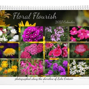 Floral Flourish • 2027 Monthly Wall Calendar • Wall Art • Intimate Portraits of Flowers • Floral Nature • Fine Art Photography image 8
