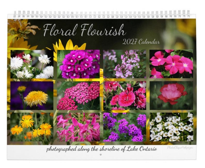 Floral Flourish • 2027 Monthly Wall Calendar • Wall Art • Intimate Portraits of Flowers • Floral Nature • Fine Art Photography image 8