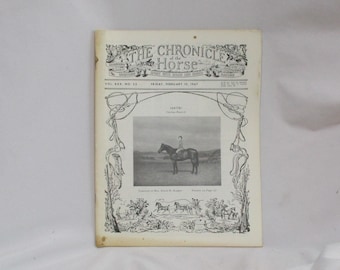 1966 Chronicle of the Horse Magazine: Vintage Equestrian Publication