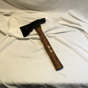 Hatchet or Ax, Hand Made and Hand Forged Antique Axe, Early Stanley Tool