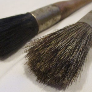 Paint Brushes, Vintage Artist Supplies, Chalk Painting Brushes