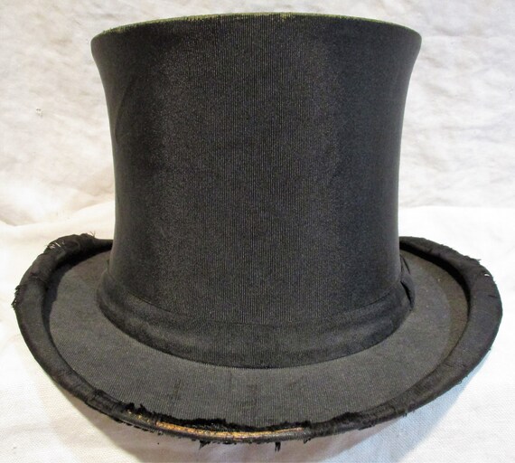 Vintage Hat, Antique Top Hat, Antique Millinery a… - image 3