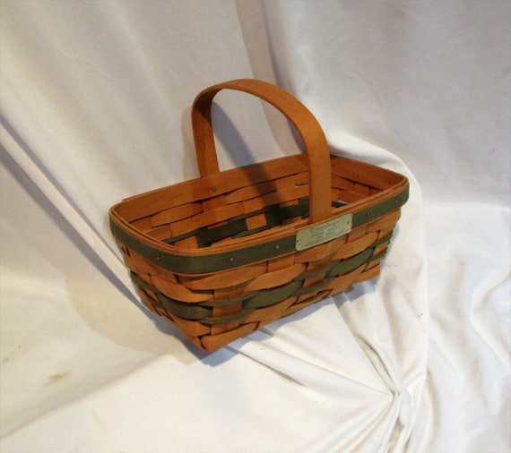 Vintage Longaberger Christmas Basket: 1990 Gingerbread Collection