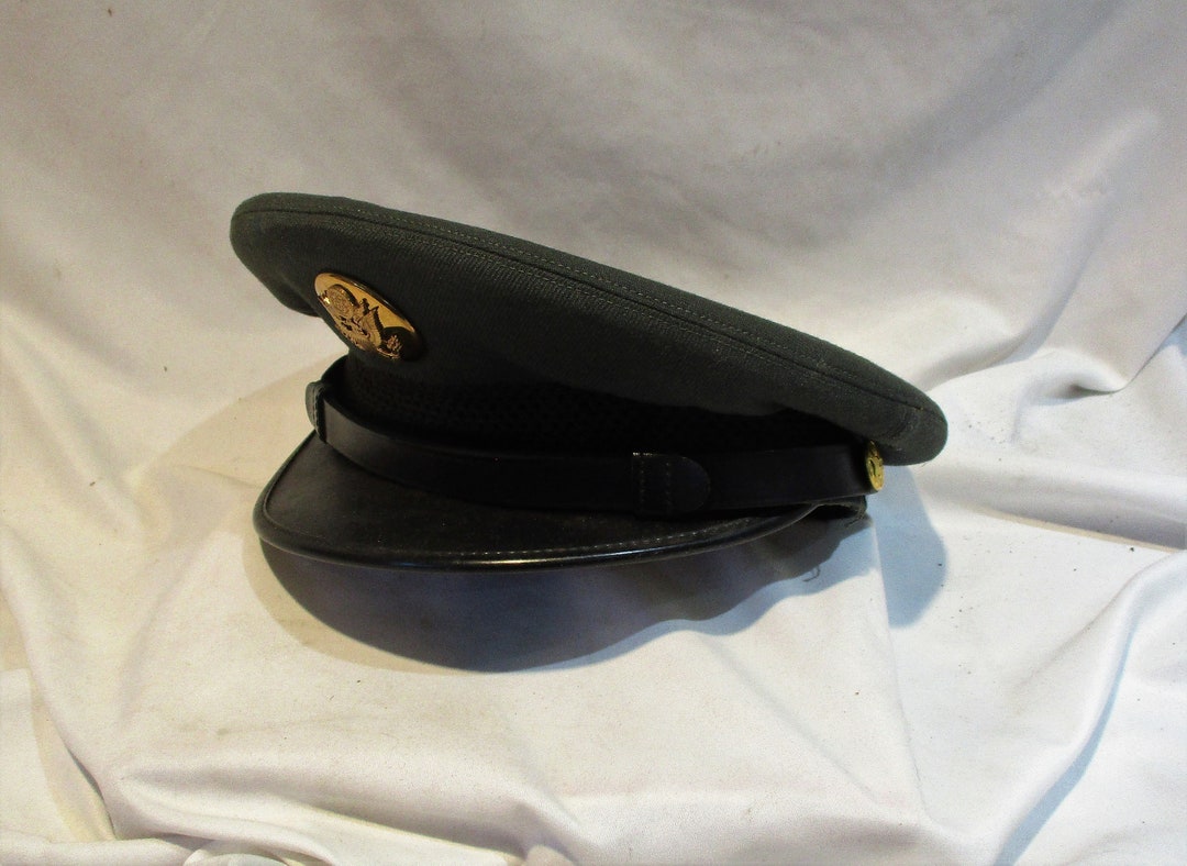 Military Cap Vintage Hat Millinery Salvage Costume or Prop - Etsy