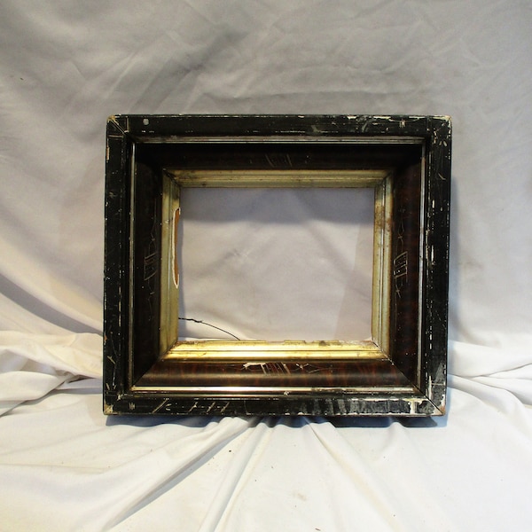 Aesthetic Movement Egyptian Revival Picture Frame, East Lake Late Victorian, Great Antique Art Salvage