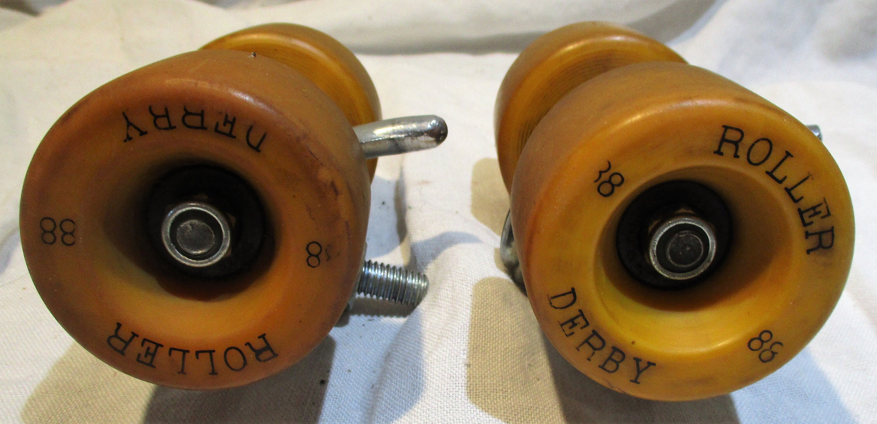 Roller Skate Wheels Vintage Roller Derby Wheels 4 Wheels on Etsy UK
