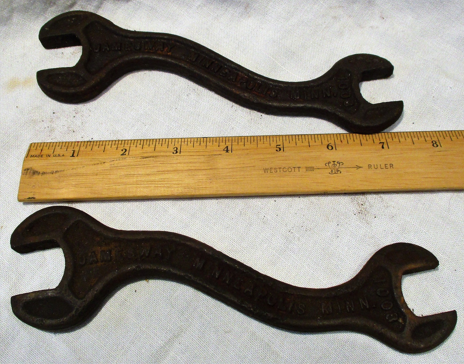 Curved Wrenches Antique Tool Collection Farm and Barn Etsy