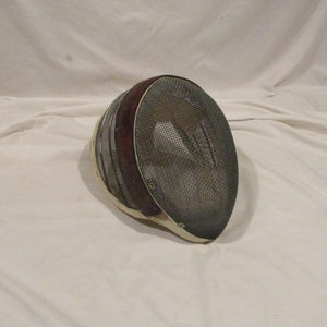 Vintage Santelli Fencing Mask: American-Made Competition Decor