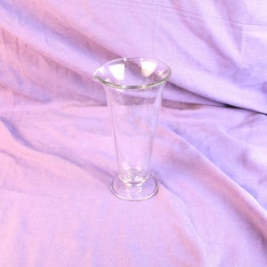 Laboratory Beaker, Vintage Lab Flask, Medium 8 oz Flask, Old Hand Etched Glass, Apothecary or Chemistry Salvage