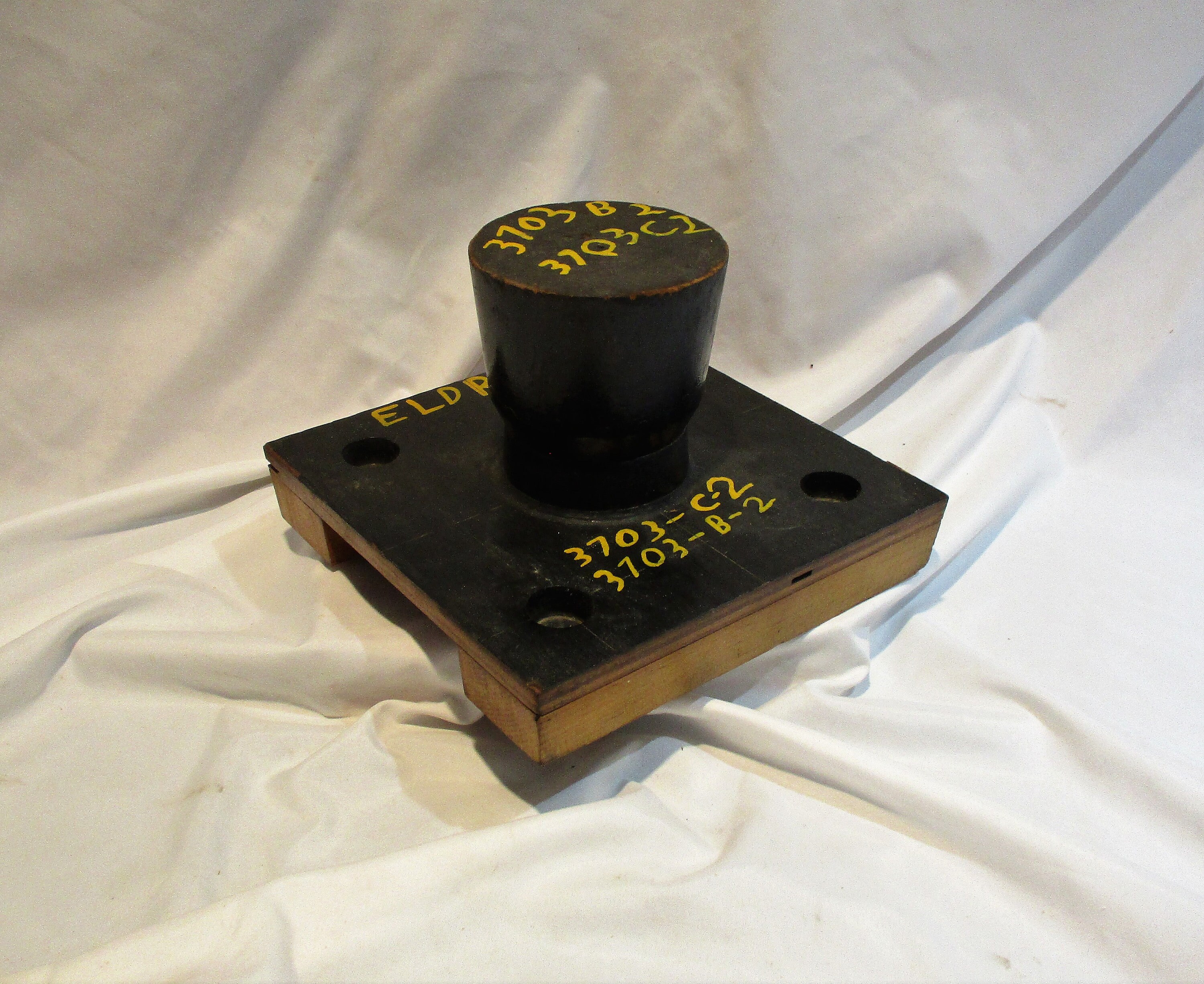 Foundry Mold, Wood, 2-Part Hand Made & Carved Industrial Factory Salvage