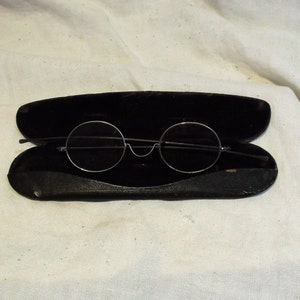 Vintage Eyeglasses with Case: Clark & Bestor Co. Rochester, NY