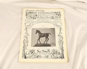 1968 Chronicle of the Horse Magazine, Vintage Equestrian Publication