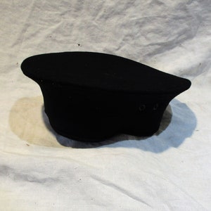Canadian Navy Hat, Vintage Maritime Hat, Millinery Salvage, Costume Hat, Mid Century Military Hat