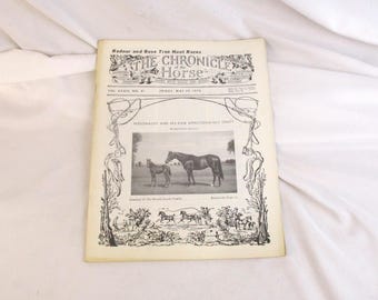 1970 Chronicle of the Horse Magazine: Vintage Equestrian Publication