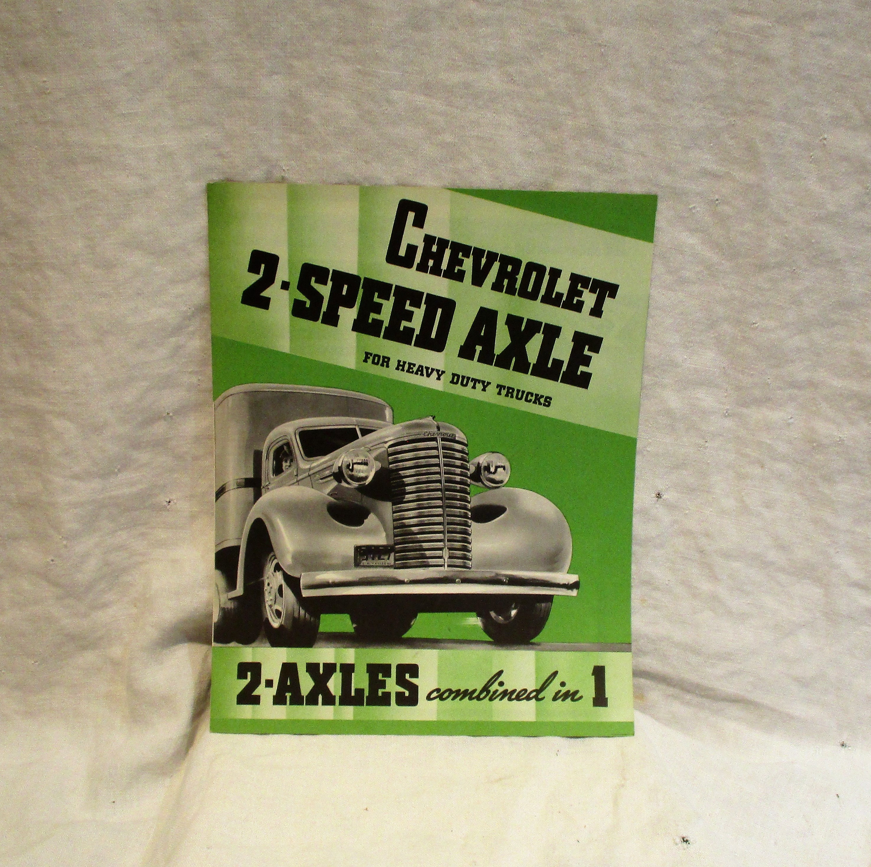 1930s Chevrolet Advertising, 2 Speed Axle Brochure, Truck