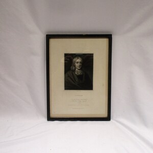 Framed 1800s English Lithograph, Portrait of Lord Sydenham, First Governor General of Canada, Rare Artist Proof, Framed Fine Art Salvage