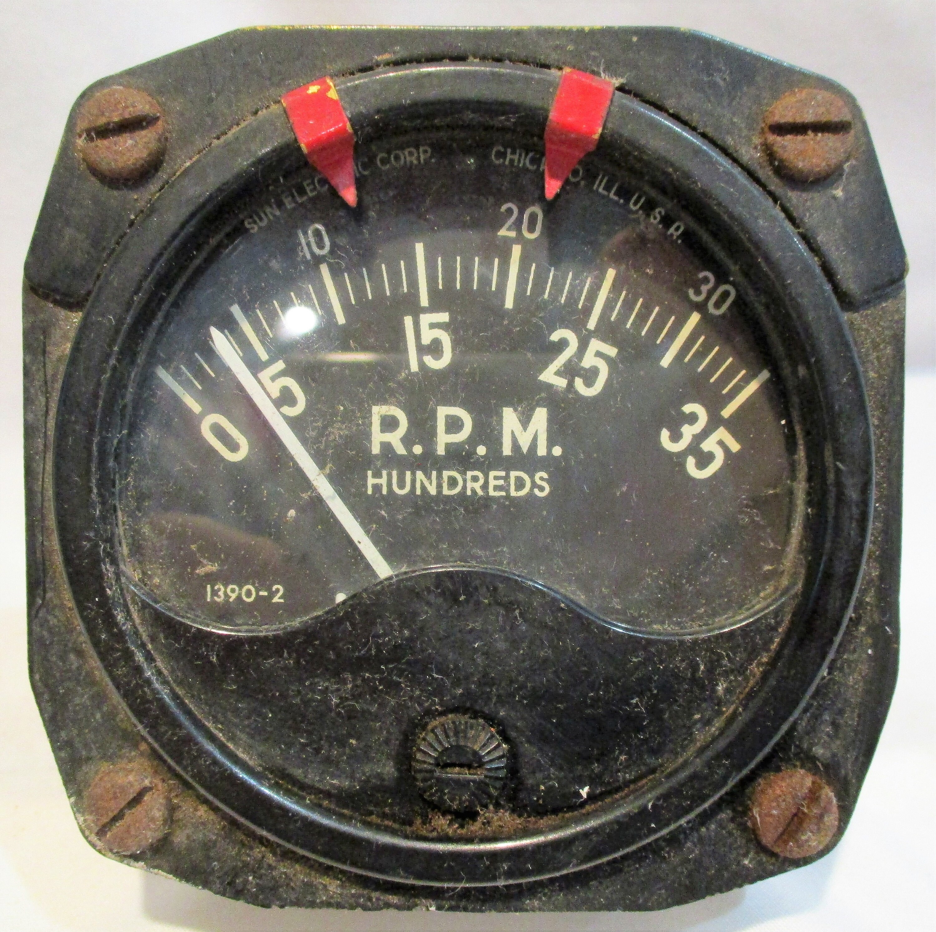 Vintage Airplane Engine RPM Gauge: US Navy Cockpit Salvage - Etsy