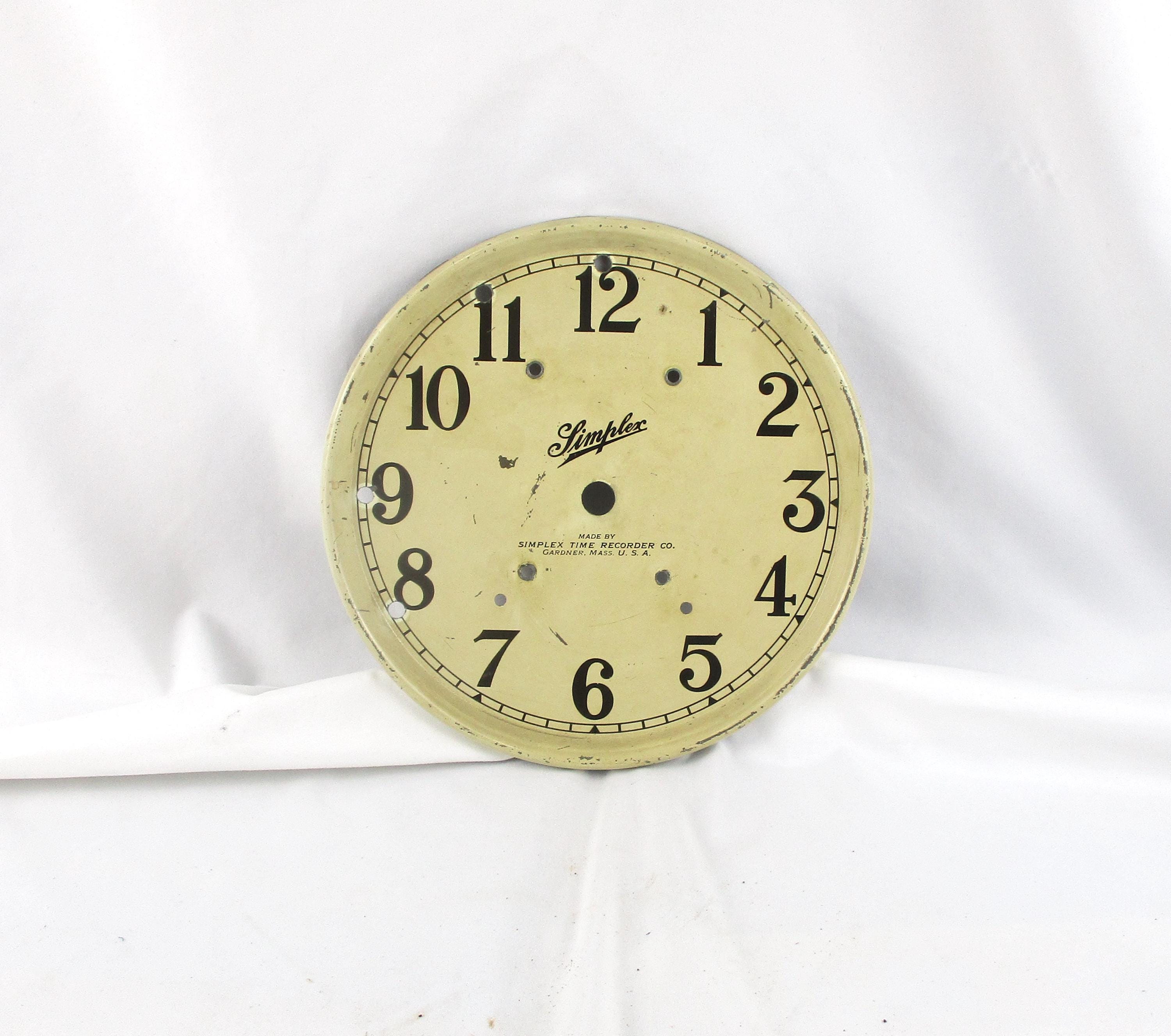 Antique Time Recorder Clock - Etsy