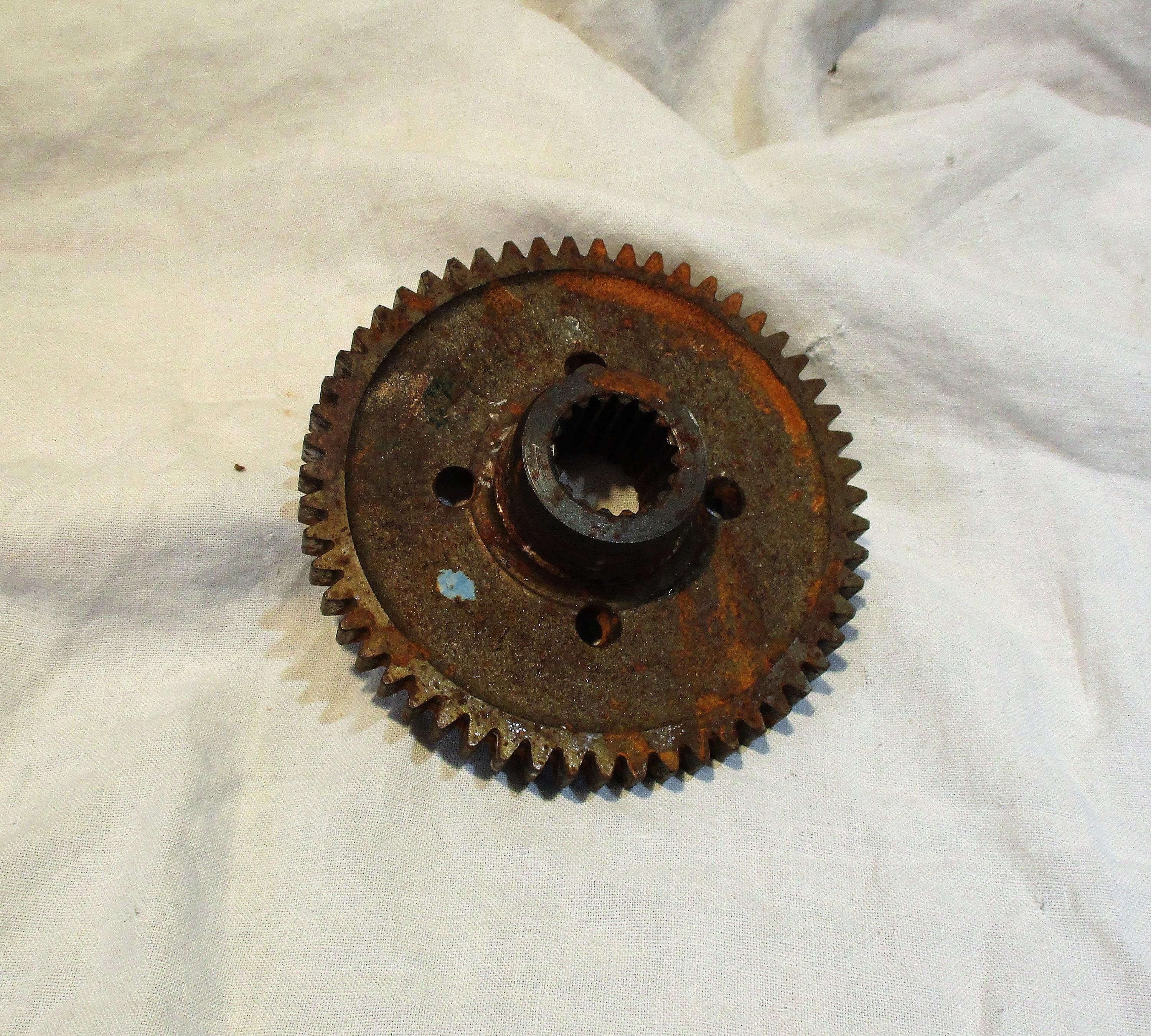 Metal Gear, Industrial Chic Salvage, Cog Or Sprocket, Vintage Triple Gear