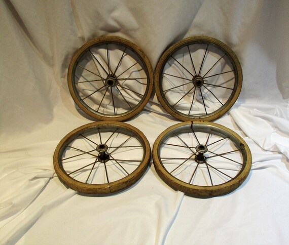 Buggy or Go-cart Wheels Vintage | Etsy