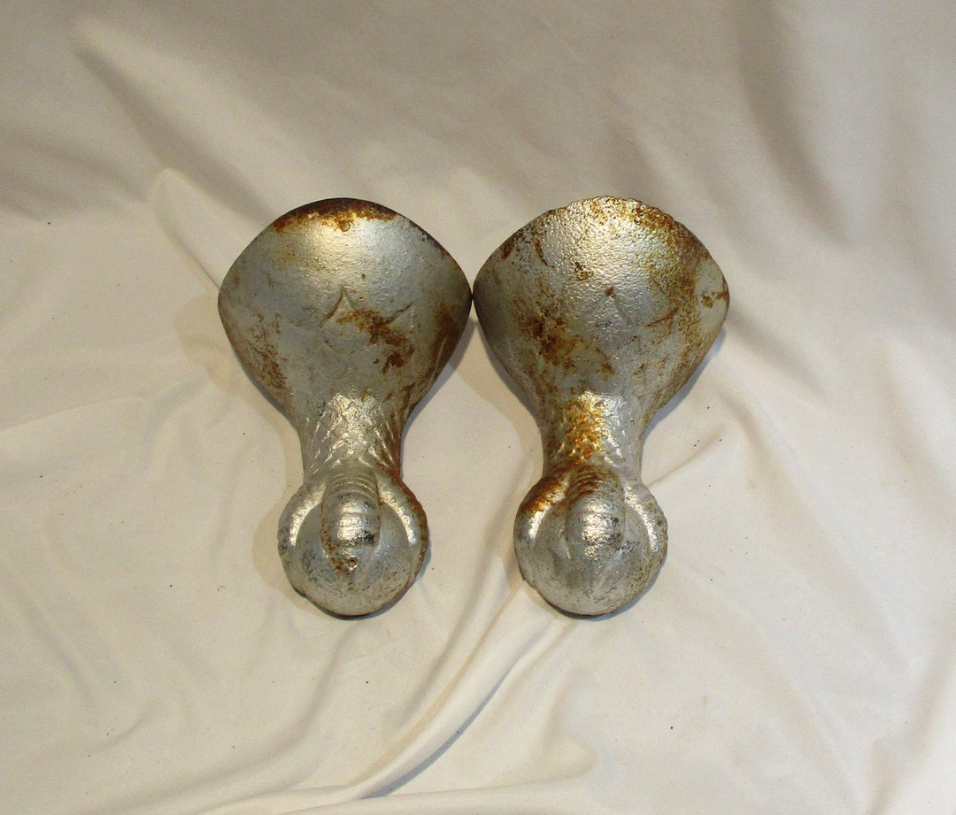 Cast Iron Bathtub Feet Antique Tub Feet Set of 2 Vintage Etsy