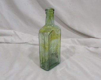 Antique Dr. Pierce's Medicine Bottle: Embossed Quack Medicine Glass, Buffalo NY