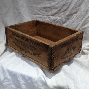 Parts Bin, Old Wood Crate, Jackson Wheeler, Tuf Tex Bearing Alloys, Brooklyn New York Factory Advertising Toolbox
