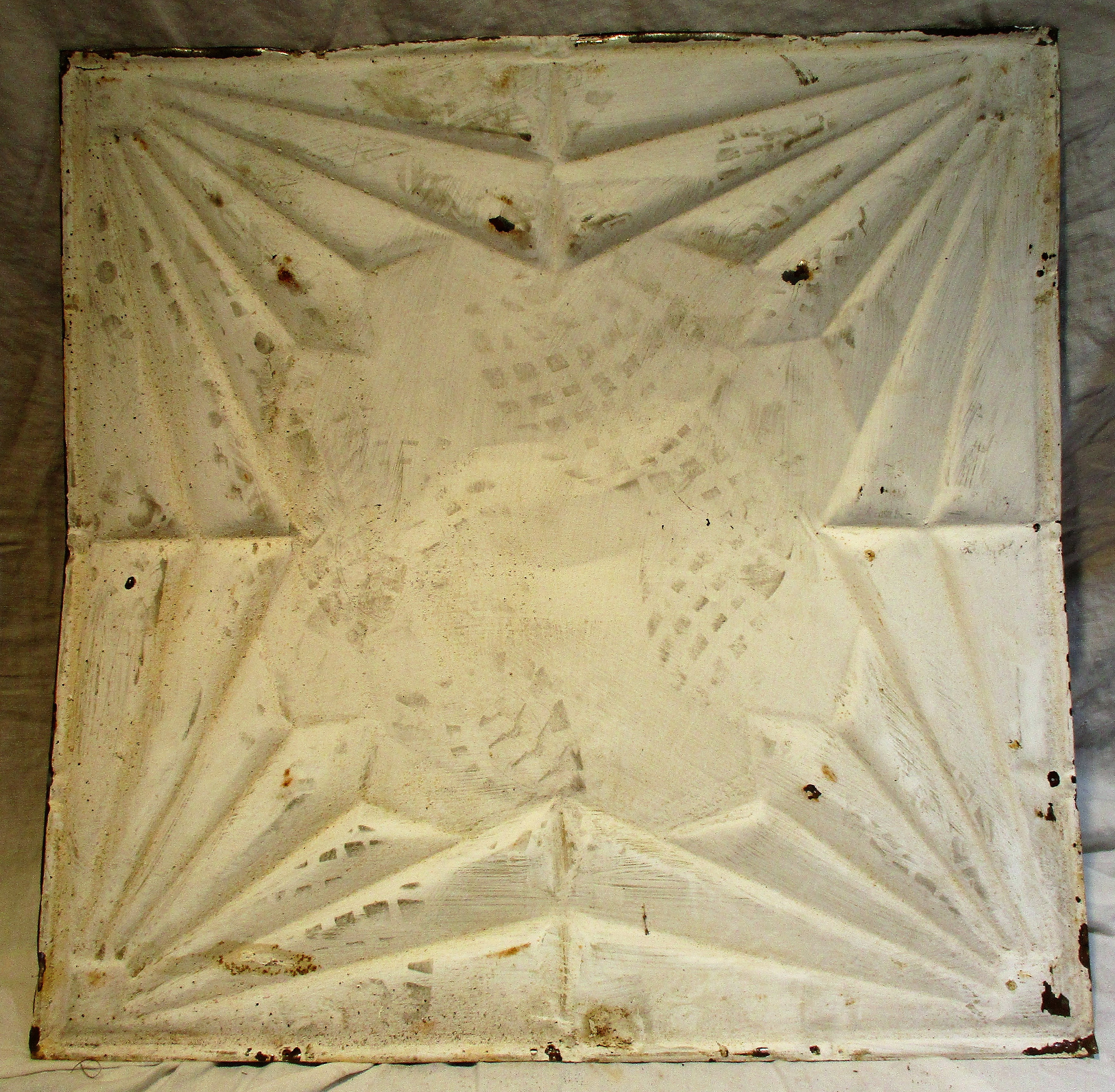 Art Deco Tin Ceiling Tile Large Architectural Salvage, Brooklyn