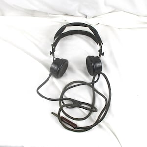 Radio Headset or Headphones, Syme E.S.M. Pty. Ltd. Syndey, Early to Mid 20th Century, Possibly Radio or Ham Radio Receiver Head Phones