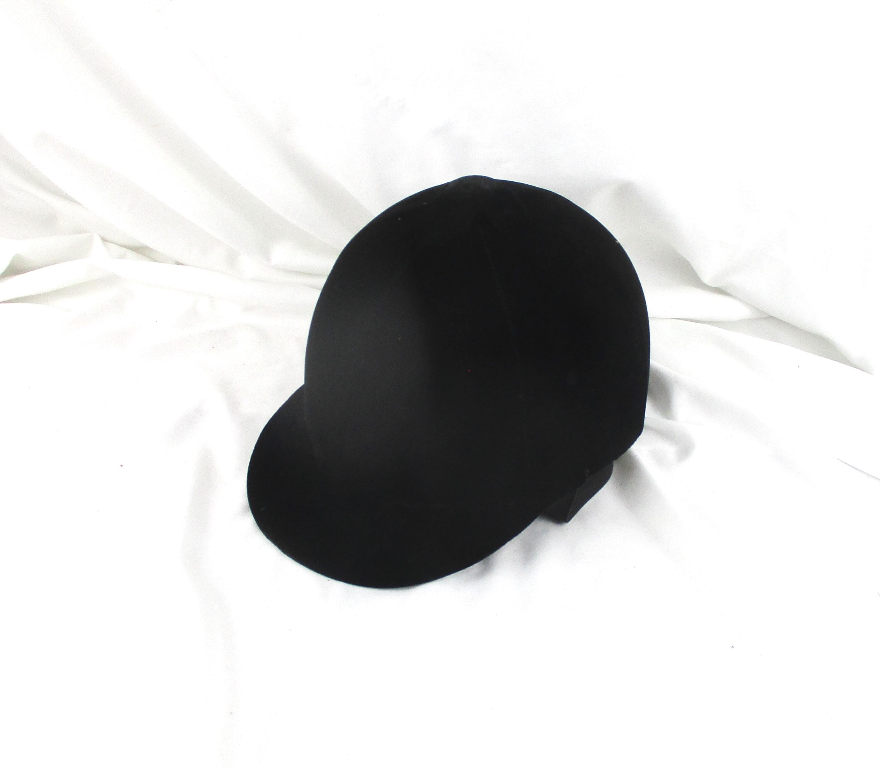 Vintage International SEI Women\'s Black Velvet English Riding Helmet Hat unisex Vintage Black Velvet Equestrian Helmet: Farmhouse Decor - Etsy main image 2