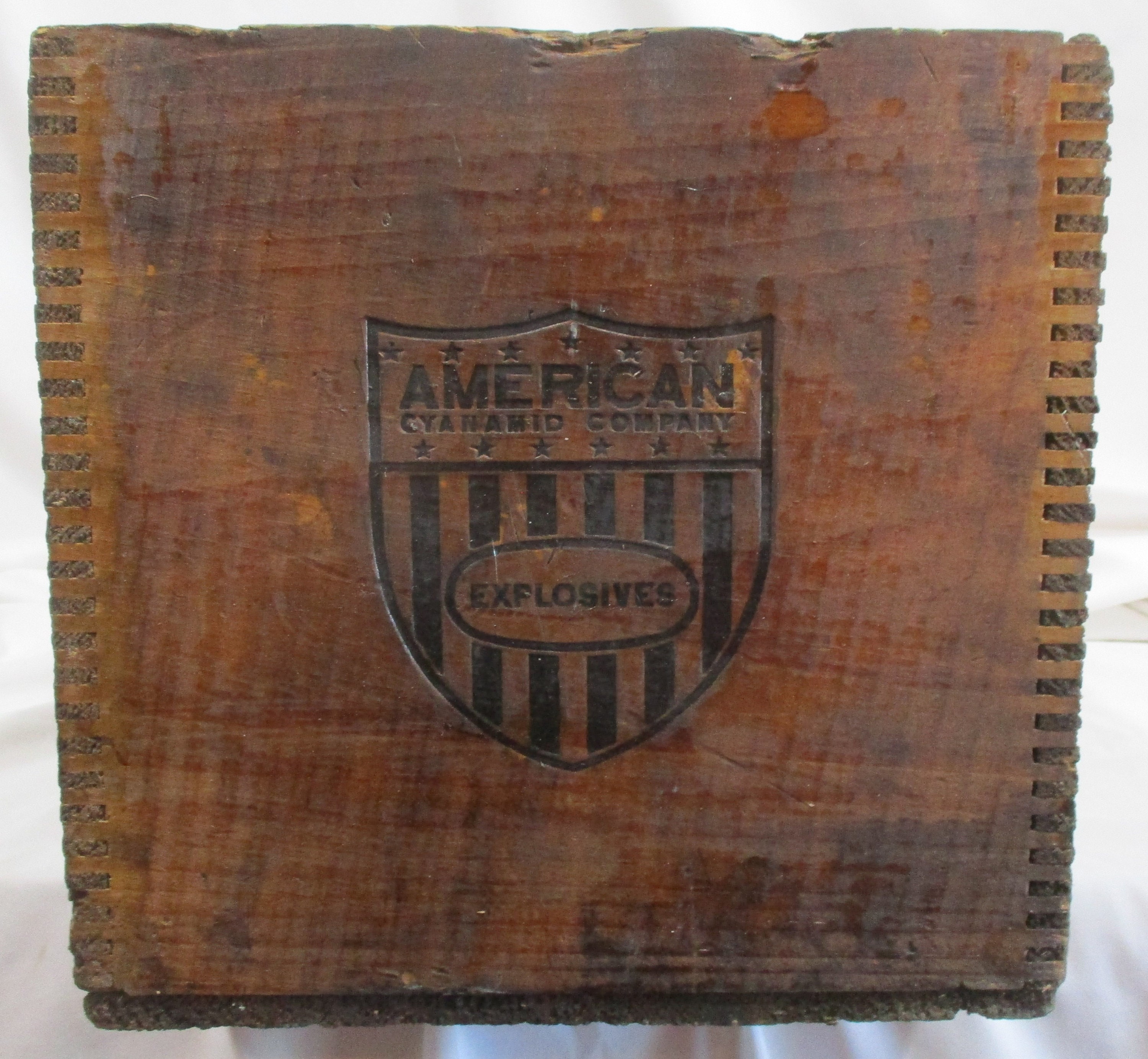 Dynamite Box, Antique Box, Old Wood Crate, American Cyanamid Company ...