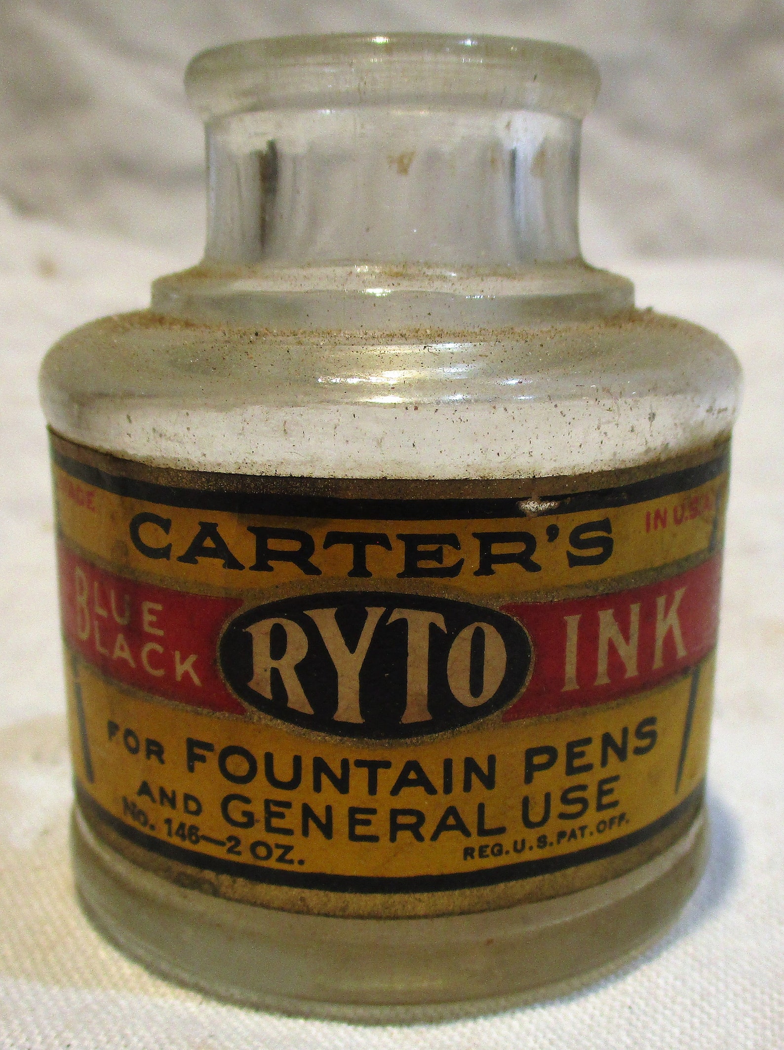 Ink Bottle Old Carter's Ink American Bottle Vintage Etsy Italia