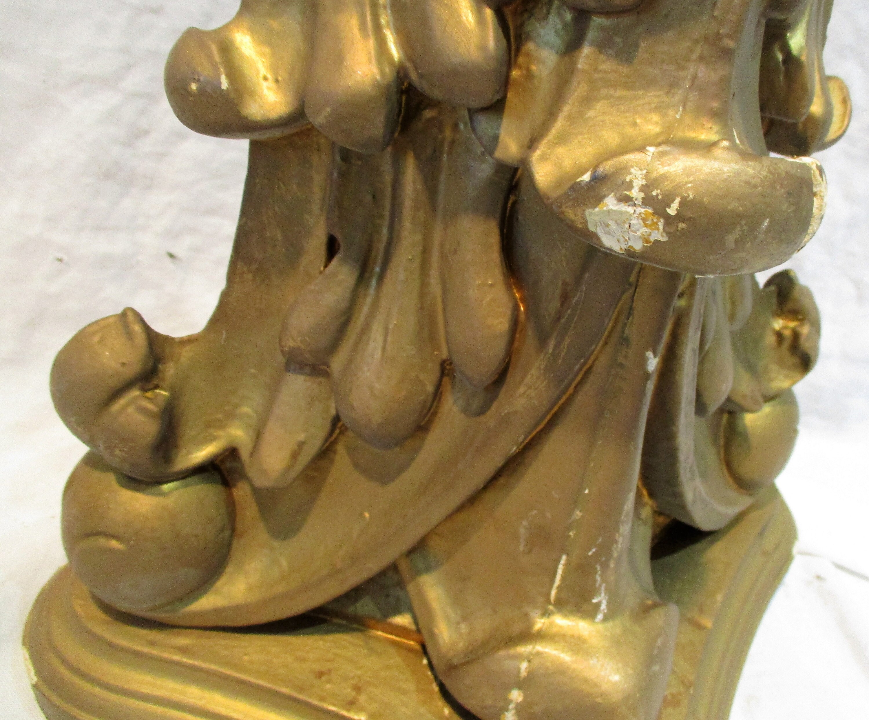 Rococo Column or Capital Fragment Old Gilded Architectural | Etsy