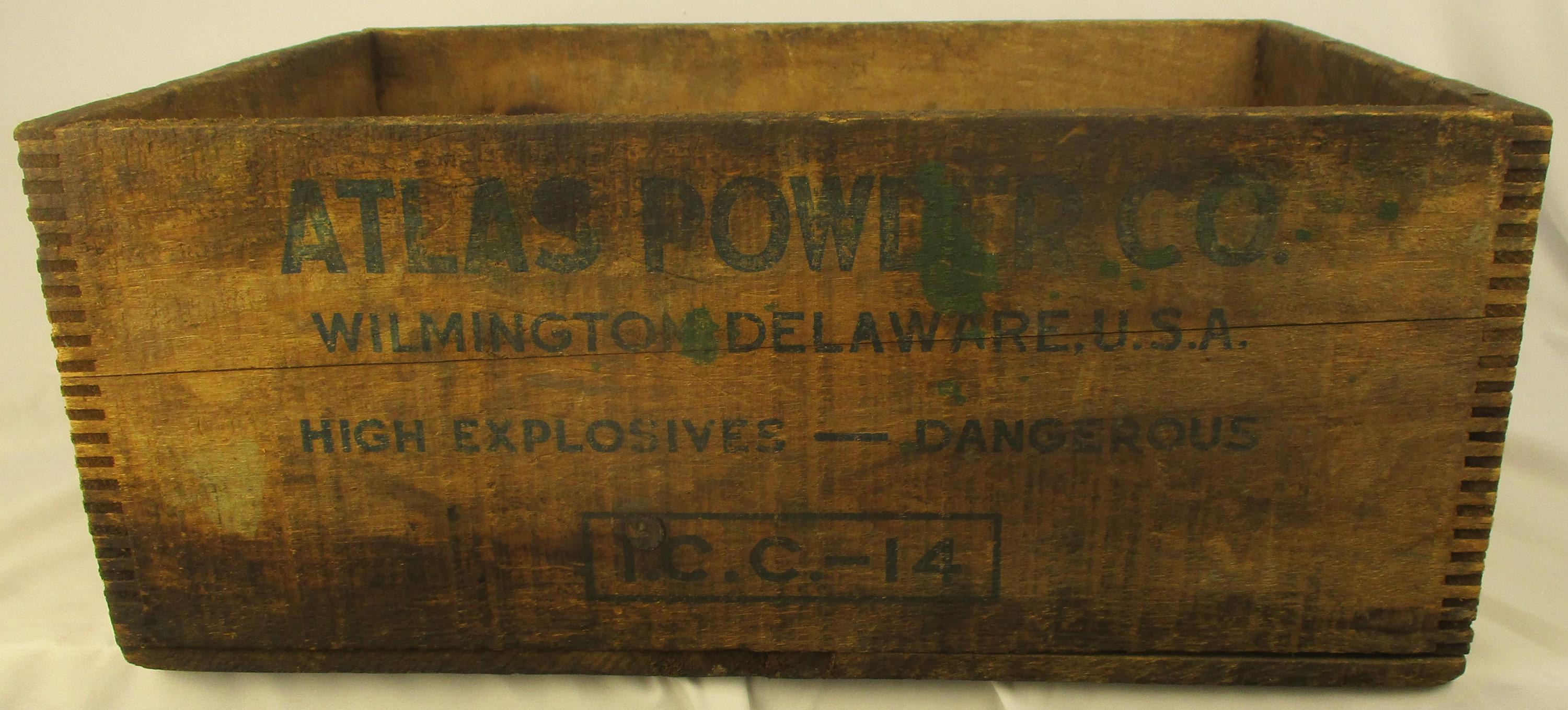 Antique Atlas Powder Company Wood Crate: Explosives Box - Etsy