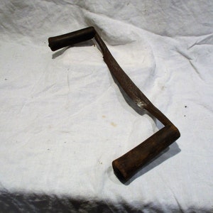 Draw Knife, Old Woodworking Tool, Antique Hand Forged Carpentry History
