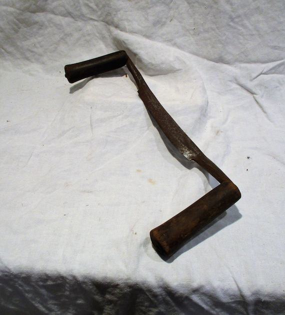 Draw Knife, Old Woodworking Tool, Antique Hand Forged Carpentry History 
