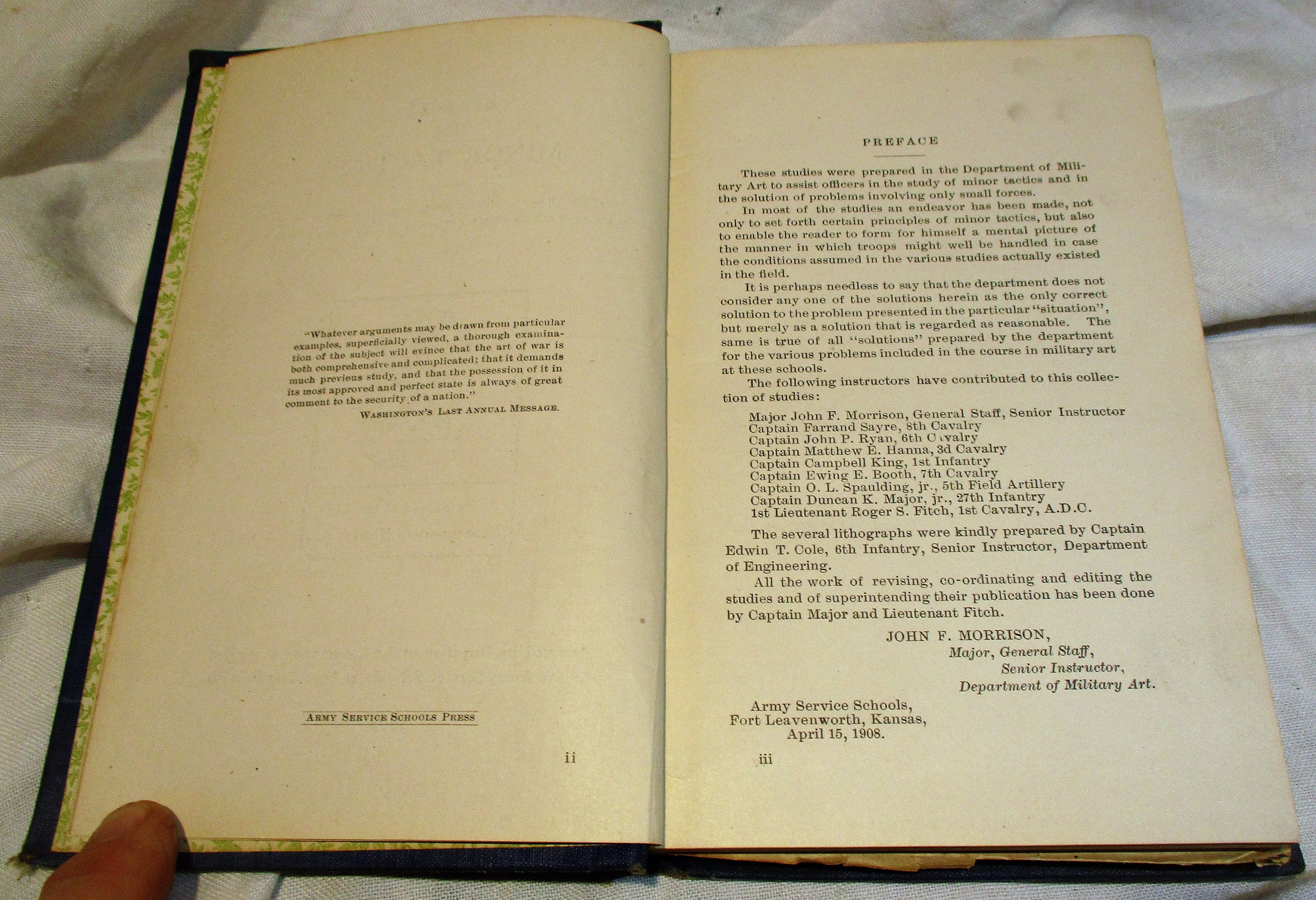 1909 US Army Infantry Manual Small Unit Tactical Training - Etsy.de
