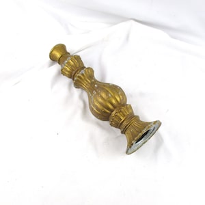 Vintage Fluted Lamp Body: Cast Metal Lighting Salvage