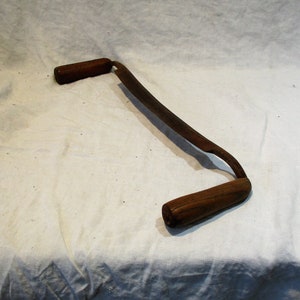 Draw Knife, Old Vintage Woodworking Tool, 12  1/2&quot; Cutting Blade, Antique Carpentry History