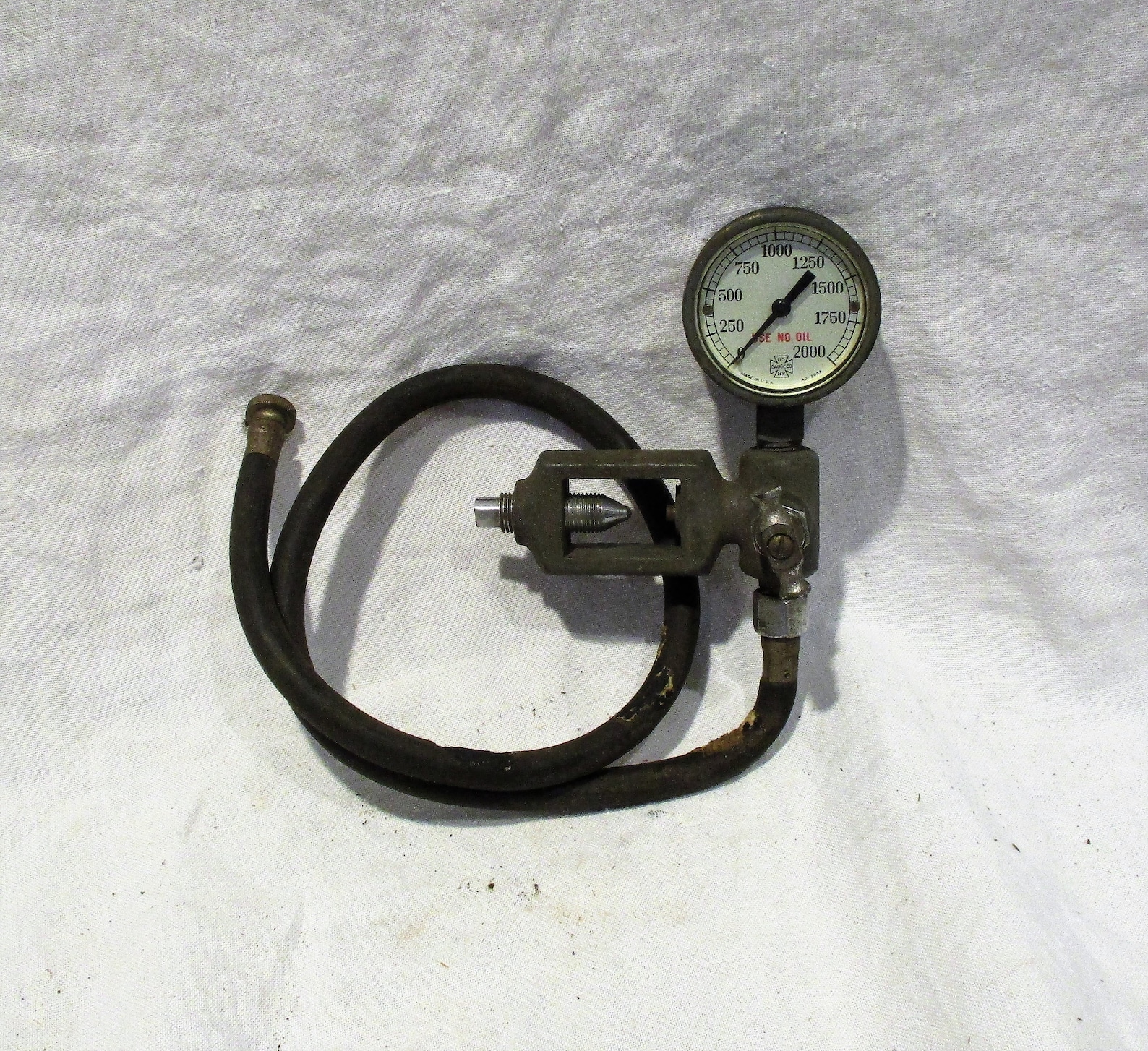 Helium Gauge US Gauge Vintage Pressure Gauge and Hose Etsy