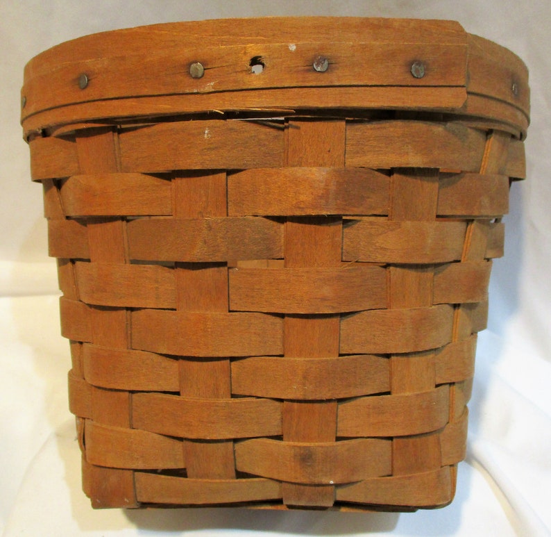 1970s or Early 1980s Longaberger Basket Signed Vintage Etsy