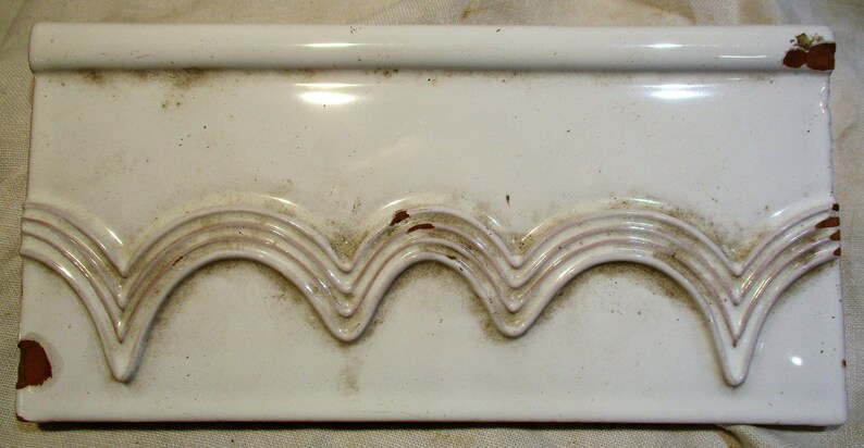 Vintage Italian Classical Wave Pattern Fancy Subway Tiles Old Architectural Salvage Decorative Tiles Ceramic Tiles