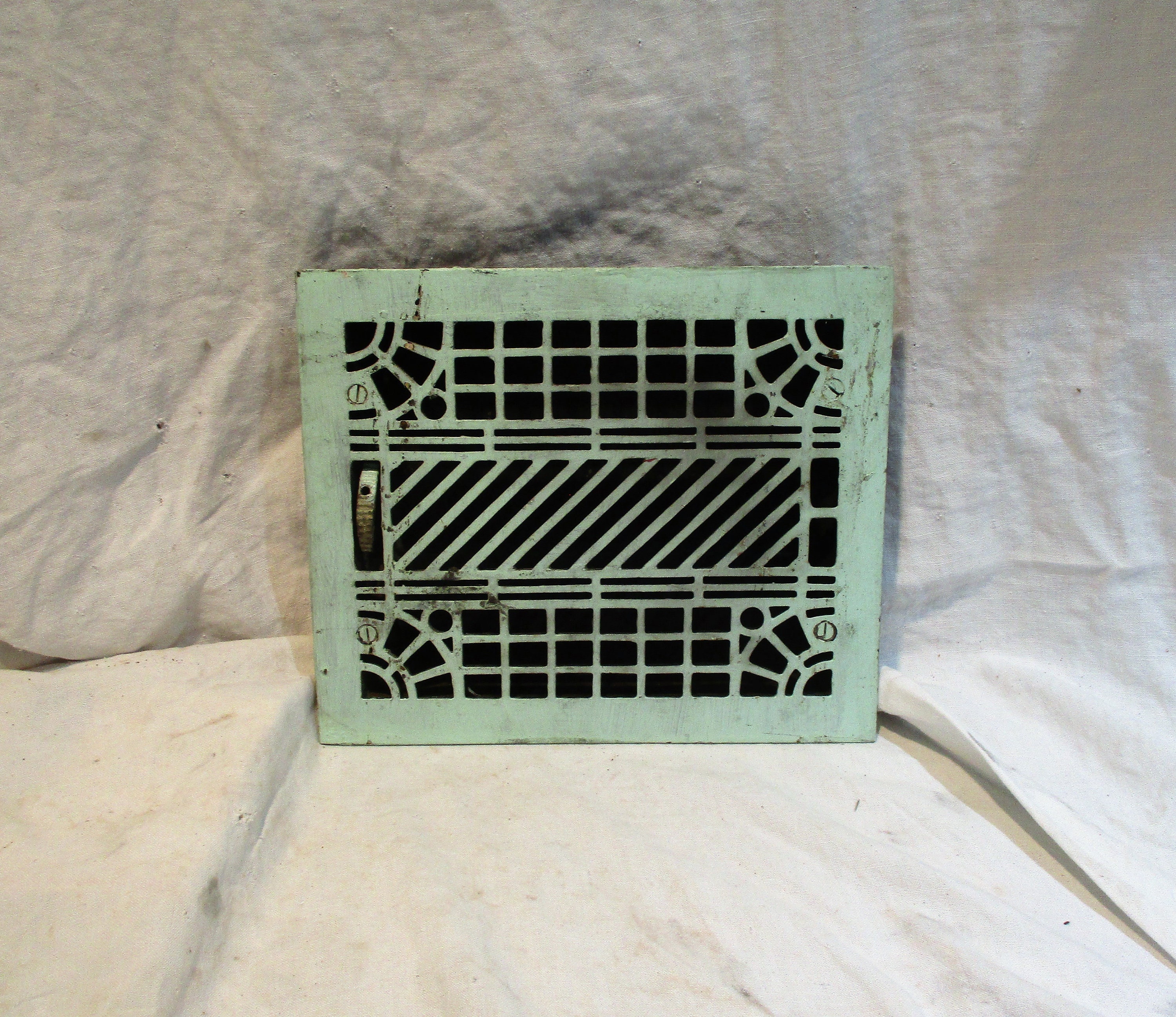 Vent Grate or Radiator Grate Large Rectangular Art Deco Cast Etsy UK
