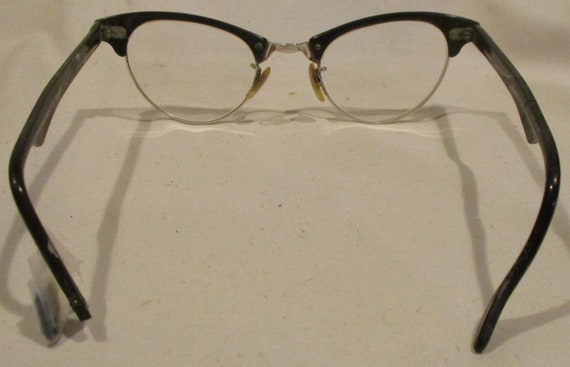 Cat's Eye Glasses, Retro Mid Century Horn Rim Eye… - image 5