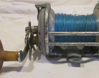 Moulinet De Pêche Vintage Ocean City - St Lucie Bait Casting - Pour Eau Salée - Fonctionne