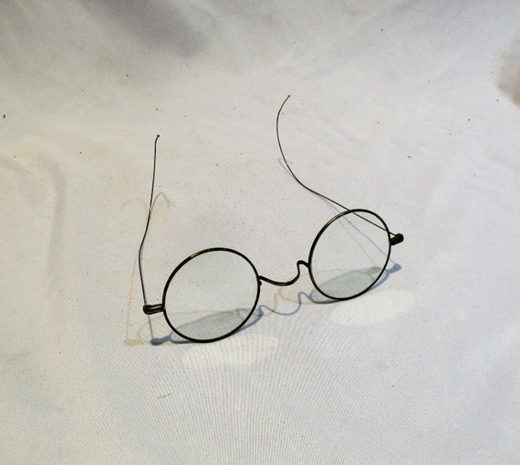 Eyeglasses, Vintage Spectacles, Old Wire Rim Eye G