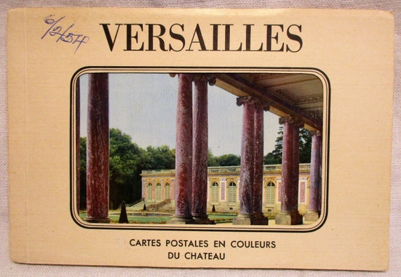 Vintage Versailles Postcard Book: 1950s France Travel Souvenir - Etsy