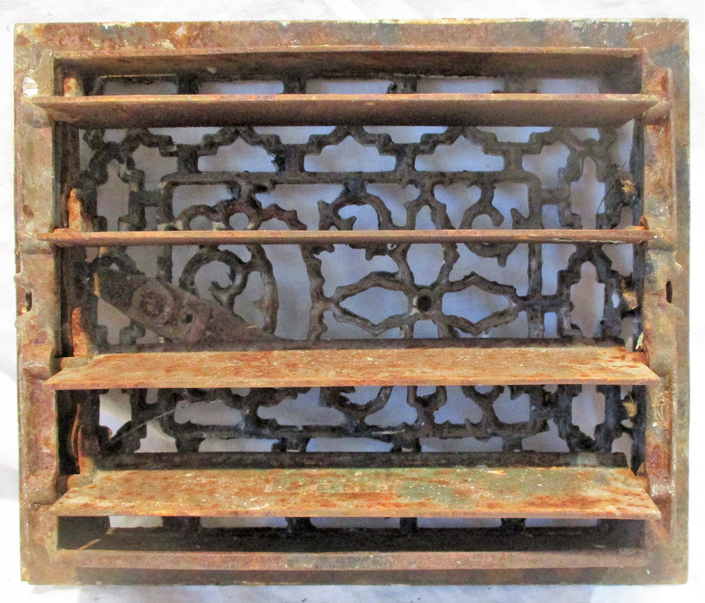 Vent Grate or Radiator Grate Large Rectangular Cast Iron Etsy